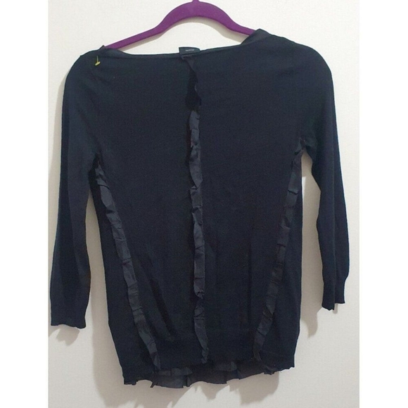Joseph Top Crew Neck 3/4 SL  Silk Cotton Hab Sze S - Picture 2 of 9